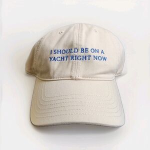 NEW OFFLINE By Aerie Baseball Hat – "I Should Be On A Yacht Right Now"